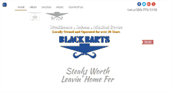 Desktop Screenshot of blackbartssteakhouse.com
